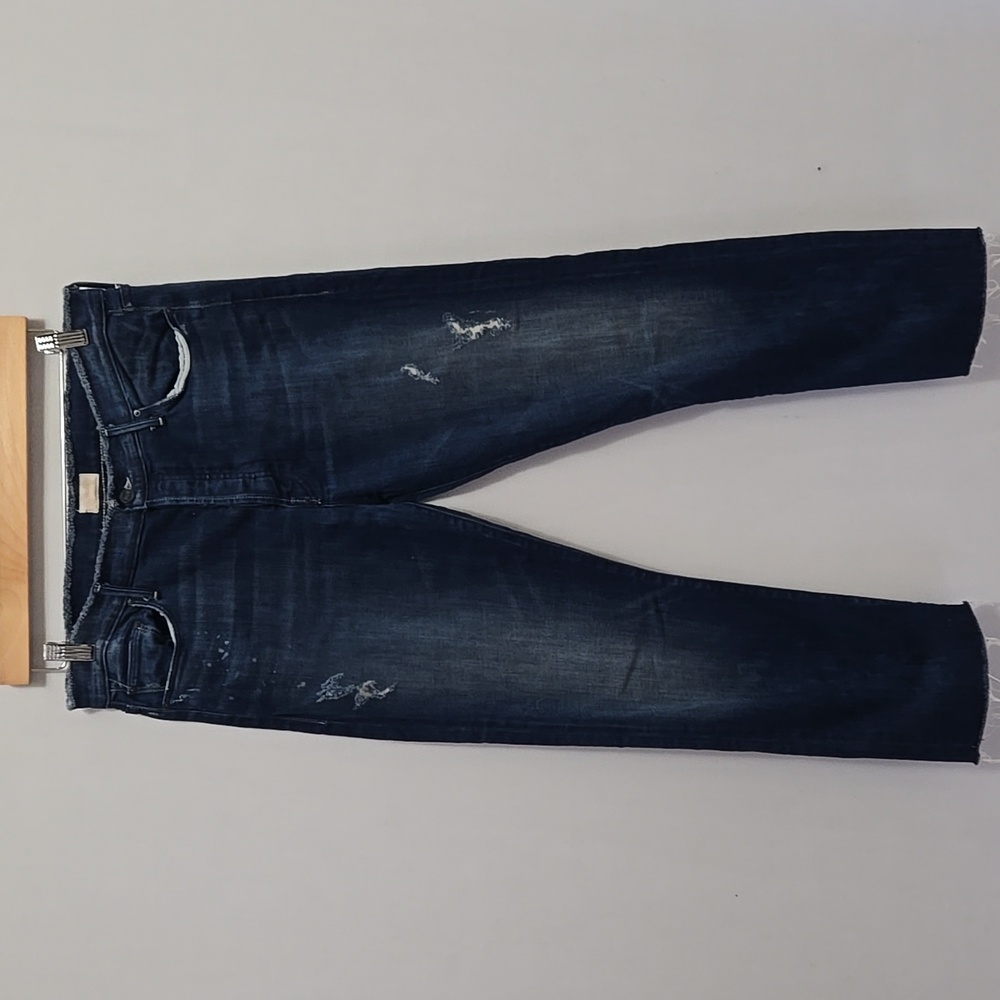 Mother Double Fray Vagabond‎ Jeans in Take The Edge Off Size 30 Distressed USA